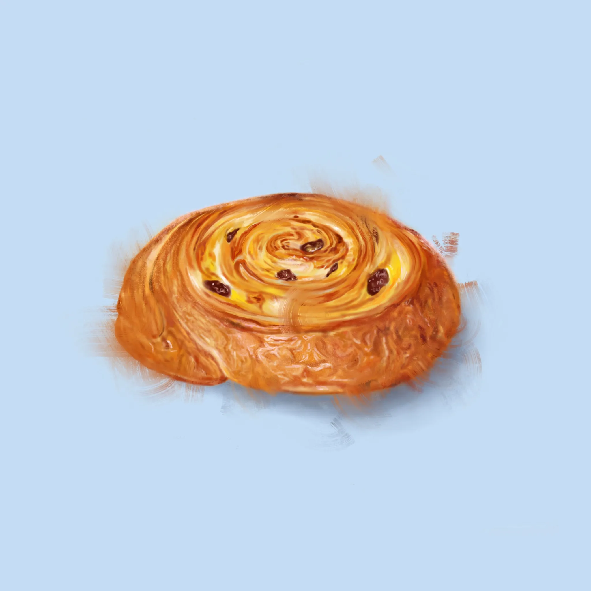 Composition “Raisin bun”
